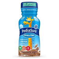 PediaSure Grow & Gain Shake Abbott Nutrition 58058-PediaSure Grow & Gain Chocolate Pediatric Oral Supplement, 8 oz (PK/6)
