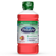 Pedialyte AdvancedCare Abbott Nutrition 63057-Pedialyte AdvancedCare Cherry Punch Electrolyte Solution, 1 Liter (CS/8)