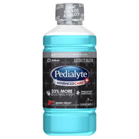 Pedialyte AdvancedCare Plus Abbott Nutrition 66641-Pedialyte AdvancedCare Plus Berry Frost Electrolyte Solution, 1 (CS/4)