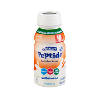 PediaSure Peptide 1.0 Cal Abbott Nutrition 67413-PediaSure Peptide 1.0 Cal Vanilla Pediatric Oral Supplement, 8 oz (CS/24)