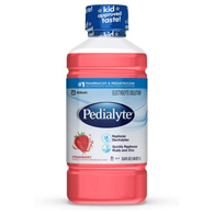 Abbott 70074053984 Pedialyte Classic Strawberry Electrolyte Solution, 1 L