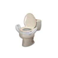 Ableware 725753211 Bath Safe Elevated Toilet Seat with Arms Regular