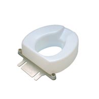 Ableware 725841000 2" Contoured Tall-Ette Elevated Toilet Seat