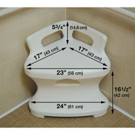Ableware 727120000 Corner Shower Seat