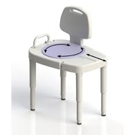 Ableware 727142701 Sliding-Rotating Transfer Bench