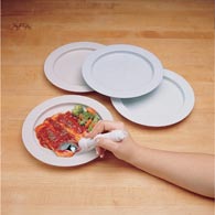 Ableware 745310000 Inner-Lip Plate-Sandstone