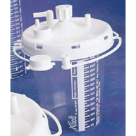 Allied Allied Healthcare 20-08-0004-Allied Suction Canister for use with OptiVac aspirators, 1500 mL, Suction (CS/48)