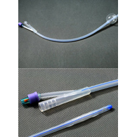 AMSure Amsino AS42018S-AMSure 100% Silicone Foley Catheter, 18 Fr, 30 cc., Indwelling Catheters (BX/10)