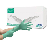 Micro-Touch Affinity Ansell 3771-Micro-Touch Affinity Polychloroprene Exam Glove, Small, Green (CS/10)