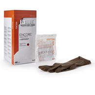 ENCORE Latex Micro Ansell 5787004-Encore Latex Micro Surgical Glove, Size 7.5, Brown, Medical Gloves (BX/50)