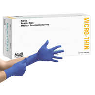 Micro-Touch Micro-Thin Ansell 6034312-Micro-Touch Micro-Thin Exam Glove, Medium, Blue (BX/300)