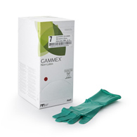 GAMMEX Non-Latex Ansell 8514-Gammex Non-Latex Polyisoprene Surgical Glove, Size 7, Green (CS/200)