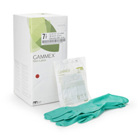 GAMMEX Non-Latex Ansell 8515-Gammex Non-Latex Polyisoprene Surgical Glove, Size 7.5, Green (CS/200)