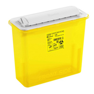 Chemotherapy Waste Sharps Container, 1.35 gal, Yellow (12/Case) - AP Line FGAP5Q4YC001