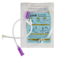Mini ONE Applied Medical 8-1221-Mini ONE Right Angle Connector With Bolus Adapter, 12 in, Purple, Nutritionals (BX/10)