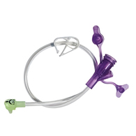 micro G-JET Applied Medical 8-1255-ISOSAF-Right Angle Dual Enfit Y-Port Feed Set micro G-JET 12 in, Sterile (BX/10)