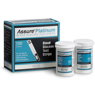 Assure Platinum Arkray USA 500100-Assure Platinum Blood Glucose Test Strips, Glucose Meter Test Strips (BX/100)