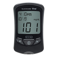 Glucocard Vital Arkray USA 761100-Glucocard Vital Blood Glucose Meter Kit, Glucose Meters (BX)