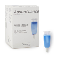 Assure Arkray USA 980128-Assure Safety Lancet, Lancets & Lancing Devices (BX) - Assure Safety Lancet