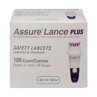 Arkray 990130 Assure Plus Safety Lancet (BX/100)