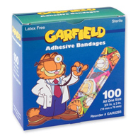 ASO GAR5293-012-000 Adhesive Strip bandage, Kid Design - Garfield, 3/4 x 3 in (CS/1200)