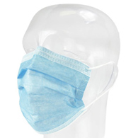 Precept FluidGard 160 Aspen Surgical 15301-FluidGard 160 Anti-Fog Procedure Mask, Blue Diamond (CS/500)