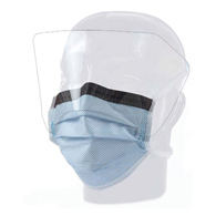 Precept FluidGard 160 Aspen Surgical 15331 Precept Fluidgard Level 3 Surgical Mask with Anti-Fog/Glare Eye (CS/100)