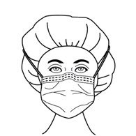 Precept Fog-Shield Aspen Surgical 65-3320 Precept Foam Fog Shield Surgical Mask, Green Diamond (BX/25)