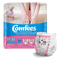 Comfees Attends Healthcare 41547-Comfees Training Pants, 2T to 3T, Briefs & Diapers (BG)