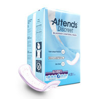 Attends Discreet Attends Healthcare ADPULT-Attends Discreet Women's Ultimate Bladder Control Pad, 15 in Length (BG/20)