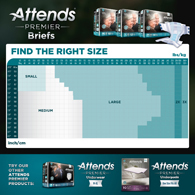 Attends ALI-BR Premier Heavy Absorbency Briefs-Case Quantity