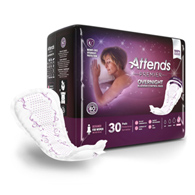 Attends Premier Overnight Attends Healthcare ALI-ONBCP-Attends Premier Overnight Bladder Control Pads, Pads & Liners (BG/30)