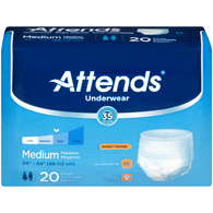 Attends AP0720 Pull-Up Incontinence Underwear, Medium, Heavy Absorbency (80/Case)