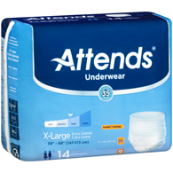 Attends AP0740 Extra Absorbency Underwear-XL-56/Case