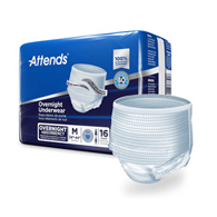 Attends Overnight Attends Healthcare APPNT20-Attends Overnight Underwear with Extended Wear Protection, Medium (BG/16)
