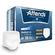Attends APPNT20 Overnight Protective Underwear-Medium-64/Case
