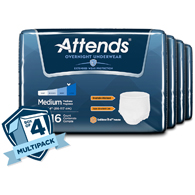 Attends APPNT20 Overnight Protective Underwear-Medium-64/Case