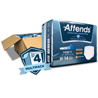 Attends APPNT30 Overnight Protective Underwear-Large-56/Case
