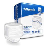 Attends Attends Healthcare APV40100-Attends Care Adult Moderate Absorbent Underwear, Extra Large, White (BG/25)