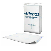 Attends Supersorb Advanced Attends Healthcare ASB-300-Attends Supersorb Advanced Underpads with Dry-Lock, Underpads (CS/60)