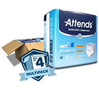 Attends AU50 Bariatric Underwear-2XL-48/Case
