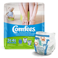 Comfees Attends Healthcare CMF-B3-Comfees Training Pants, 12-Hour Protection, Male Toddler, 3T-4T, 32 to 40 lb (BG/23)