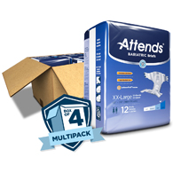 Attends DD50 DermaDry Bariatric Briefs-2XL-48/Case