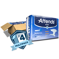 Attends DDA20 DermaDry Advance Briefs-Medium-96/Case
