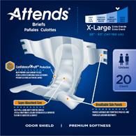 Attends DDA40 DermaDry Advance Briefs-XL-60/Case