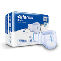 Attends Attends Healthcare DDP40-Attends DermaDry Plus Incontinence Brief, Extra Large (CS/60)