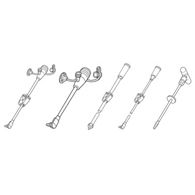 MIC-Key Avanos 0124-24-MIC-Key* Bolus Extension Set, Right Angle, 24 in (CS/5)
