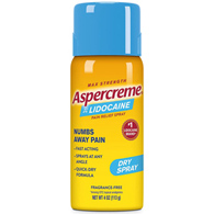 Aspercreme Max Aventis Pharmaceuticals 04116705835-Aspercreme Max Lidocaine Topical Pain Relief, 4 oz Spray, Pain (EA/1)