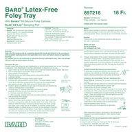 Bardia Bard 897216-Bardia Indwelling Catheter Tray, 16 Fr, Chamber Bag, Catheter & Bag Kits & Trays (CS/10)