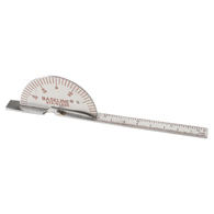 Baseline 12-1011-25 Deluxe Finger Goniometer - Metal - 6 in (PK/25)